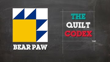 Bear Paw Quilt Block Tutorial