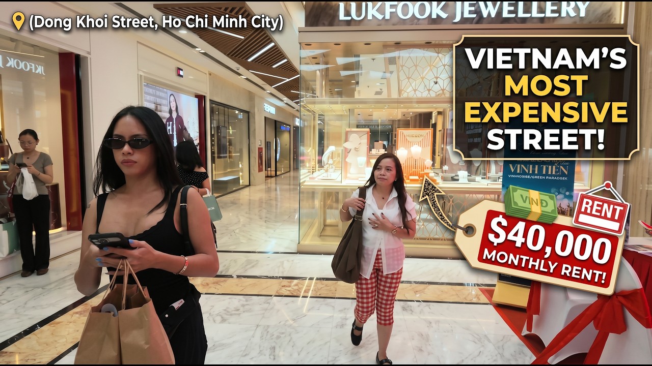 I Strolled Down Vietnam’s Priciest Street (,000/Month Rent!) – Video