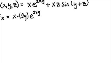 13.3 Partial Derivatives (part 2)