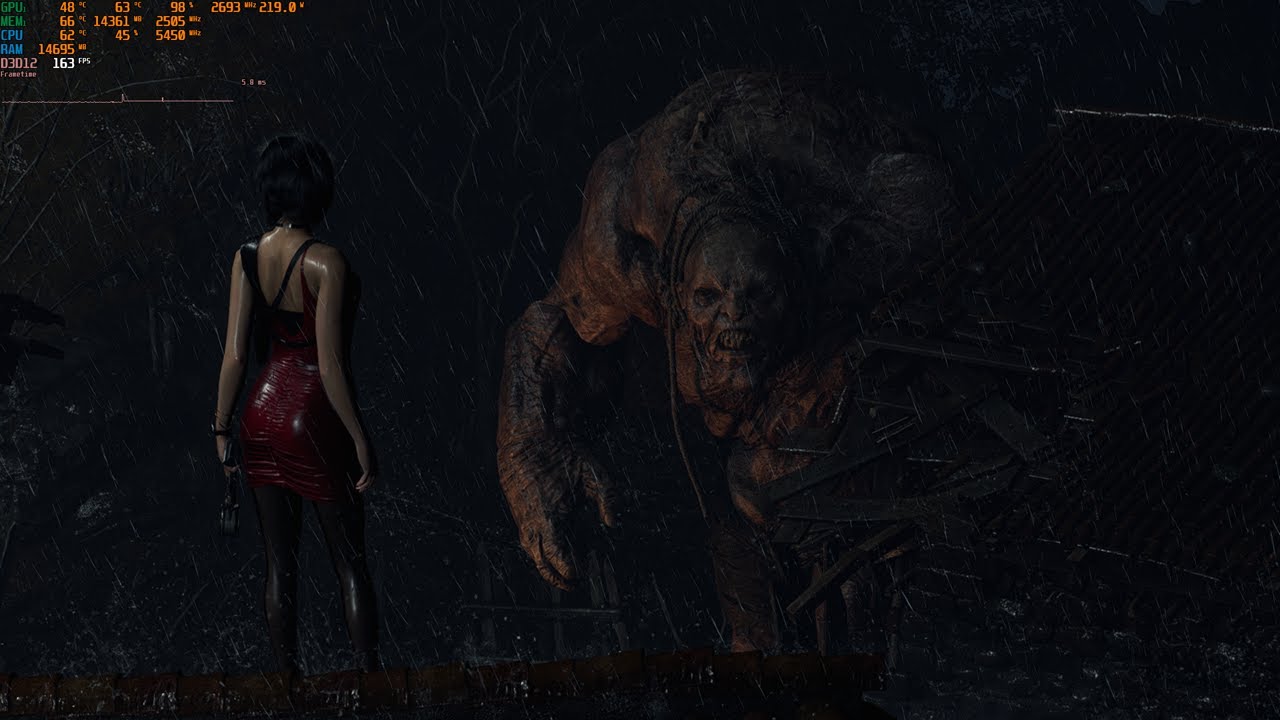 Resident Evil 4 Ada Wong - 1440p - Ray Tracing - RX 9070