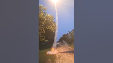 strobe rocket, salute #pyro #pyrotechnics #fireworks #firecracker #homemade #4thofjuly #ufo #rocket