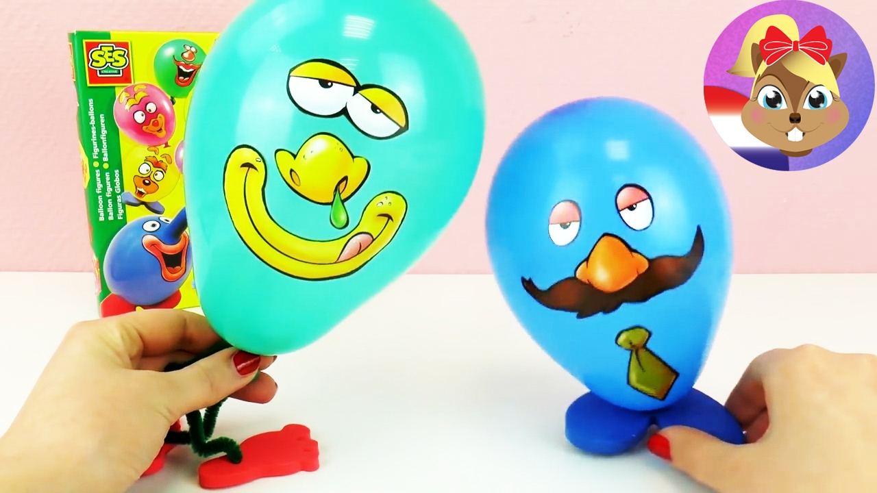 Beste BALLON FIGUREN zelf maken #2 | Grappige gezichtjes knutselen met AQ-88