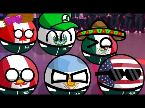Trailer del juego del calamar x countryballs