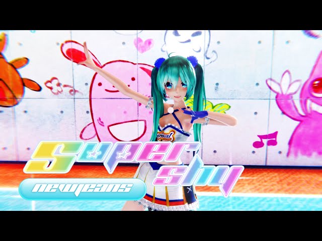 ≡MMD≡ Hatsune Miku - Super shy / NewJeans [4KUHD60FPS][Eng sub] class=