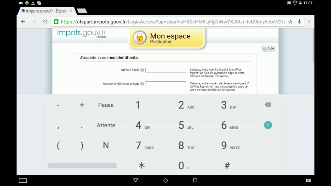 frais de repas impot gouv