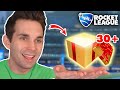 OPENING 30 *NEW* GOLDEN GIFTS IN ROCKET LEAGUE (Golden Gift 2020 Crate Opening)