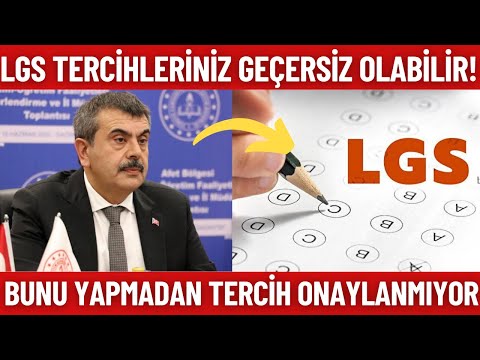 LGS Tercihinde bunu