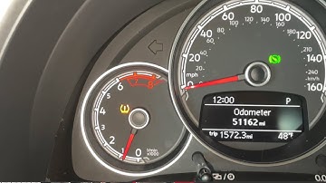 Resetting the Tire light on a Volkswagen Beetle