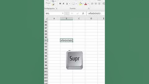 🧹 Cómo BORRAR el CONTENIDO de una CELDA ¡nada más!  | 🚧 Atajo Excel # 22