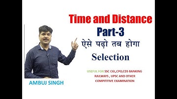 Time and Distance By AMBUJ SINGH