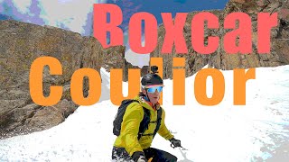 Boxcar Couloir // Skiing Another Colorado 14er