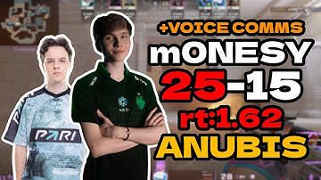 m0NESY (25-15) rt:1.62 w/alpha l EU FACEIT RANKED (anubis) | #cs2 #pov
