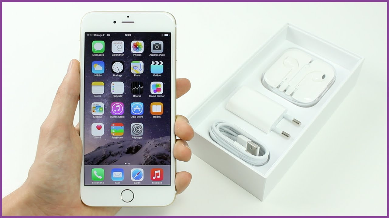 Update New Apple iPhone 6 Plus: Déballage et première prise en main (Unboxing français)