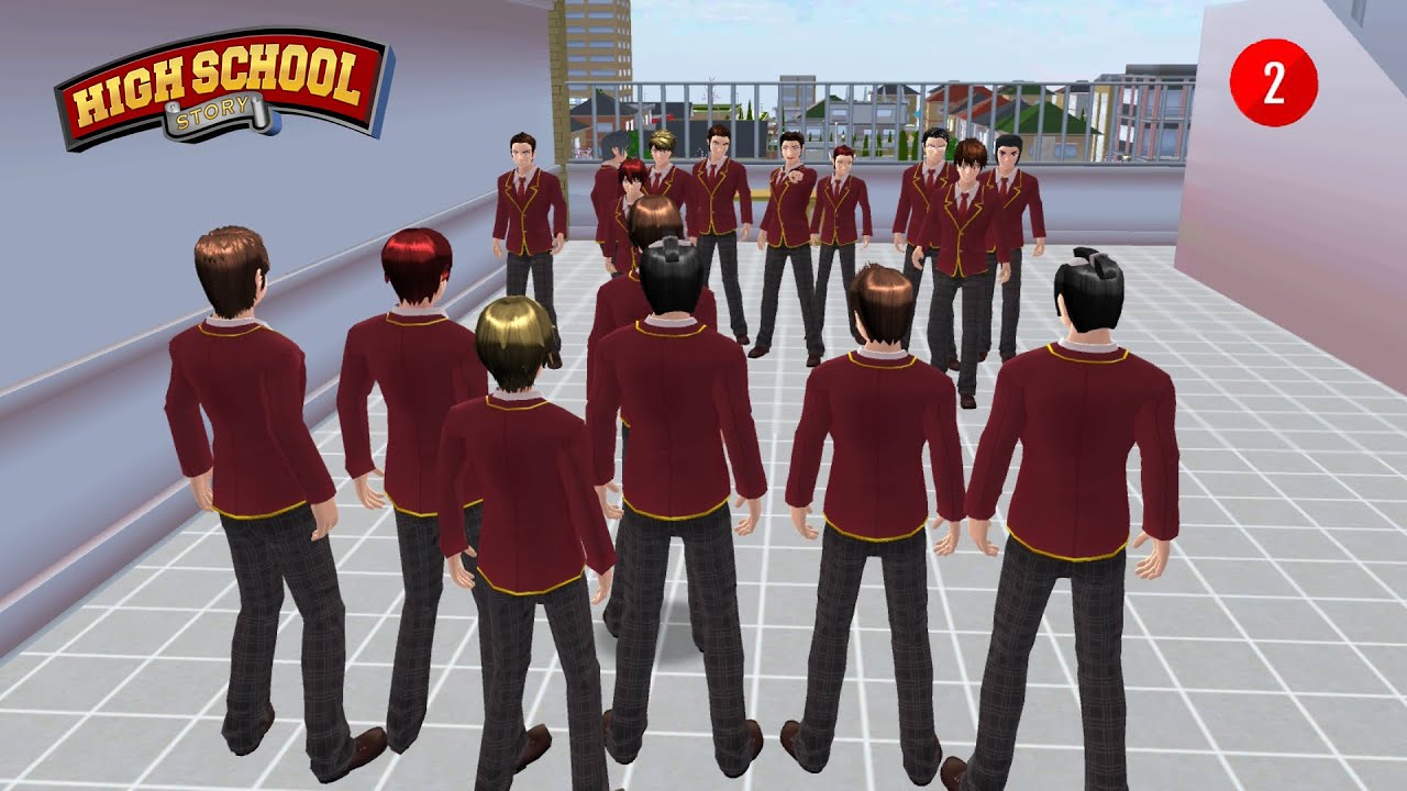 [Эпизод 2] Старшая школа: Битва школьных банд || Драма Сакура: Школьный симулятор