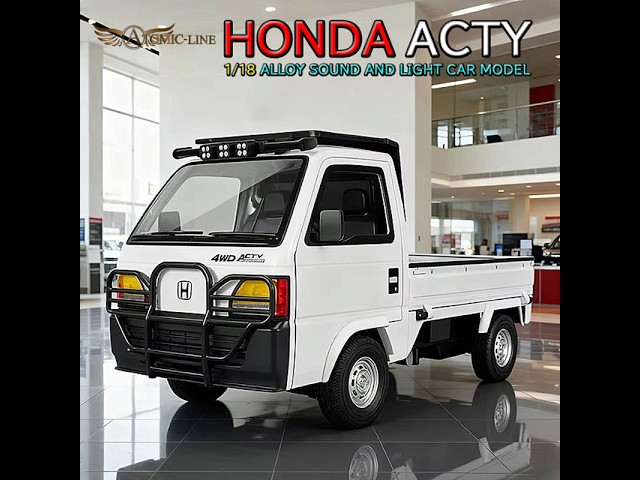 xy-minicar-468 HONDA アクティ 4WD 1/18 ミニカー 全2色 ライト点灯