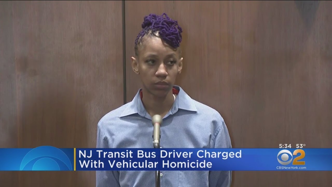 NJ Transit Bus Driver Charged With Vehicular Homicide - YouTube