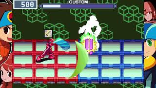 MegaMan Battle Network 3 - FlashMan β gets pwned by 'ElementSonic' VarSwrd Chip (PS4)