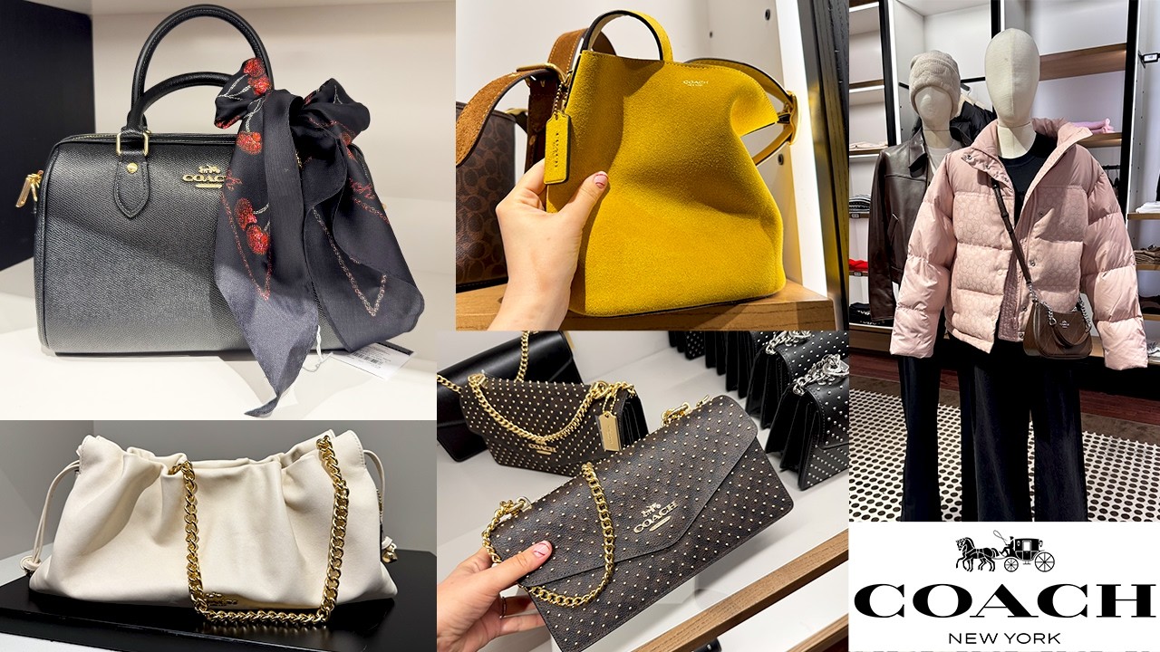 💛 COACH NEW WINTER 2025 OUTLET ARRIVALS 🍒 DESIGNER BAGS & WALLETS SALE | TOP GIFT IDEAS