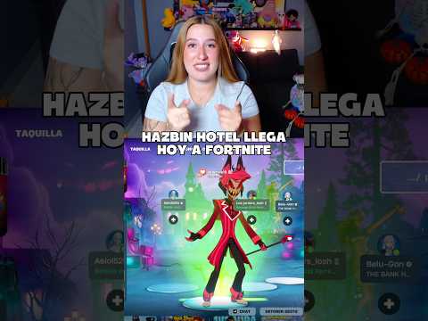 HAZBIN HOTEL LLEGA HOY A FORTNITE 🤩 #fortnite #fortniteclips #fortnitenew #epicpartner