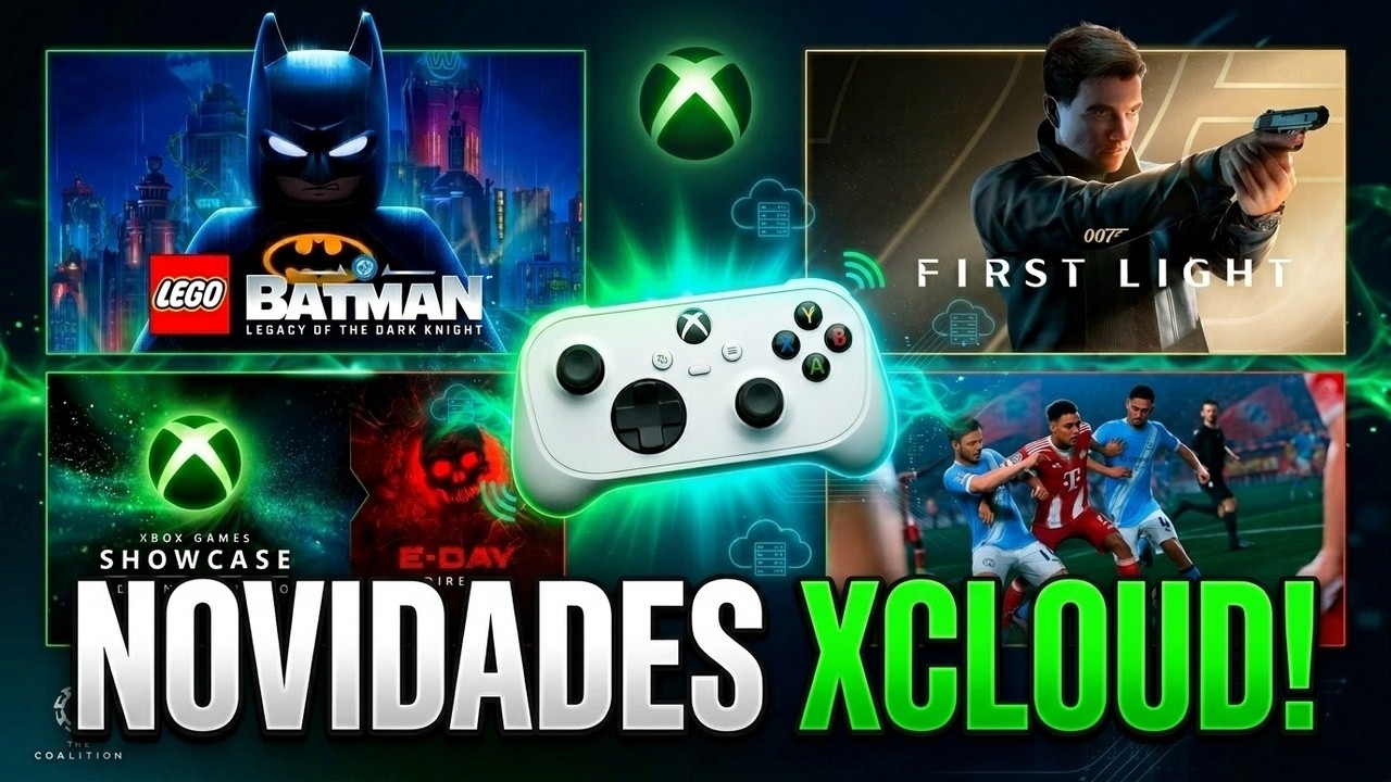 NOVIDADES CLOUD GAMING: CONTROLE XCLOUD SERÁ REVELADO? PROMOÇÕES ABSURDAS, SHOWCASE + FC26 AMANHÃ?