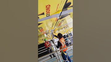 Aluminum Composite Panel and Gap Sealant Application #construction #façade#factory #acp #engineering