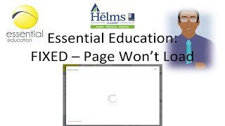 Essential Education: FIXED - Page Won't Load