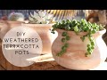 How To | Weathered Terra-cotta Pots