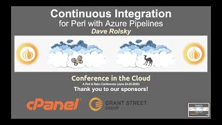 Famous Dave Rolsky - Continuous Integration for Perl with Azure Pipelines Profile