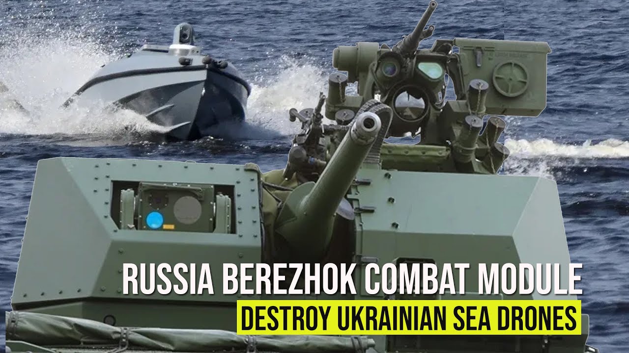 Russian Forces Test Advanced Berezhok Combat Module to Destroy Ukrainian Sea Drones