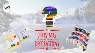 🎄💎❄💥🎄 DIY Epoxy Christmas Decorations - Christmas Tree Decorations #DIY #Christmas #decorations