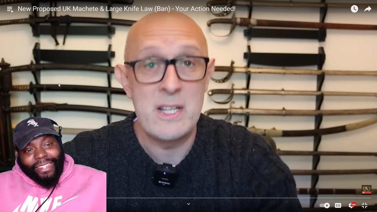 New Proposed UK Machete & Large Knife Law (Ban) REACTION YouTube