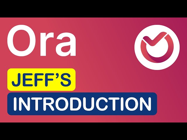 Ora | Introduction class=