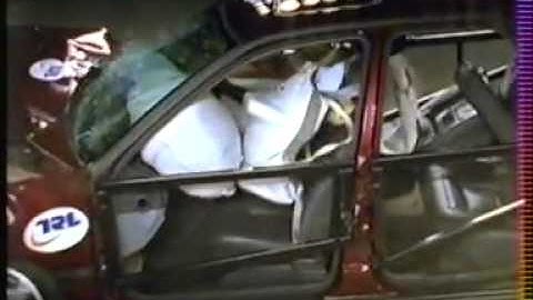 Crash test  unrestrained children