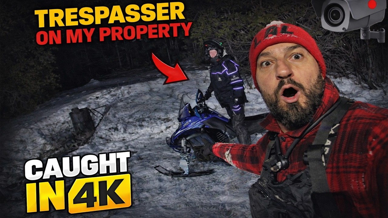 ANOTHER TRESSPASSER ON MY PROPERTY… CAUGHT IN 4K!!