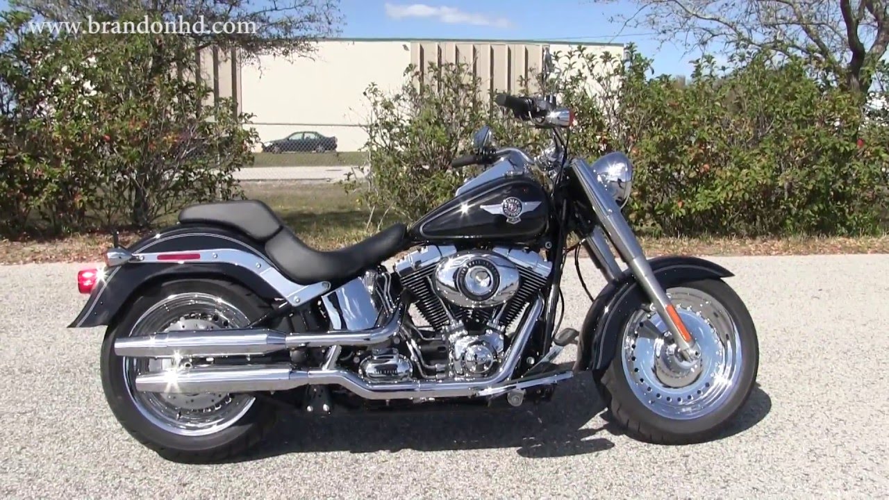 Used 2014 Harley Davidson Fat Boy Motorcycle for sale on Craigslist - YouTube