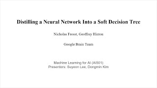 [Paper Review] Distilling a Neural Network Into a Soft Decision Tree screenshot 4