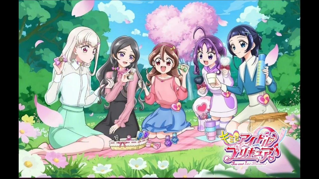 Kimi to idol precure OST1 track32: Trio Dreams ~Pretty Cure! High Emotion!~