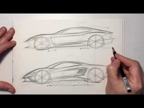 10-Car Design 101: Side View Proportions- Sports Cars