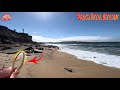 Beach-Combing and Metal Detecting! Monterey Bay, California!