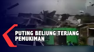 Detik-Detik Puting Beliung Terjang Belasan Rumah Di Temanggung