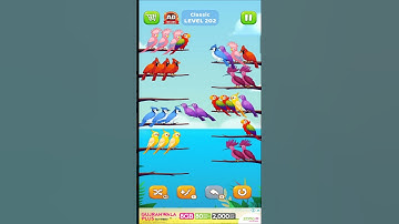 Bird Sort Puzzle l Classic Level 202 l Bird Sort Color Puzzle l Bird Sort Puzzle Challenge - Birds