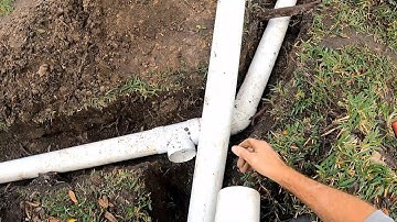 Learn How to Install Schedule 40 PVC Drain. Start to Finish