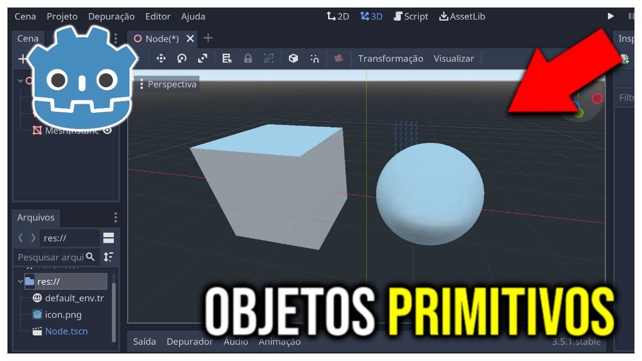 COMO CRIAR UM JOGO 3D NO GODOT ENGINE PELO CELULAR