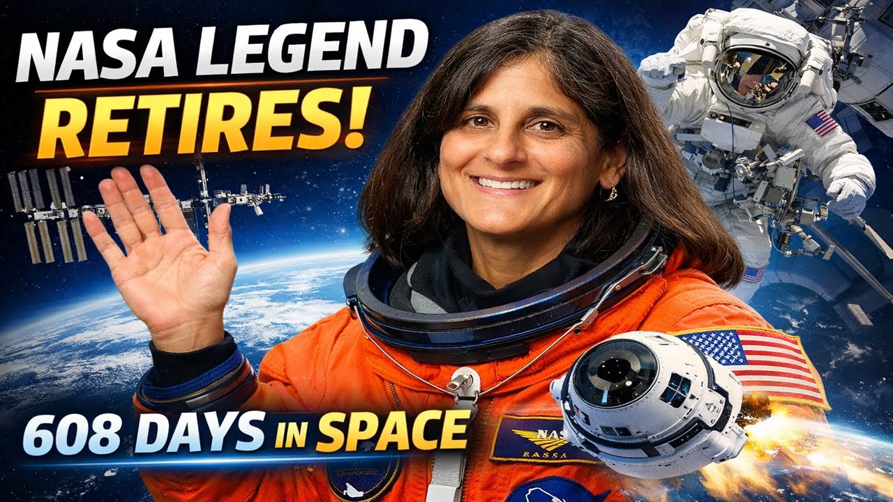 NASA’s Suni Williams Retires — From Spacewalks to Starliner Mission | Tribute