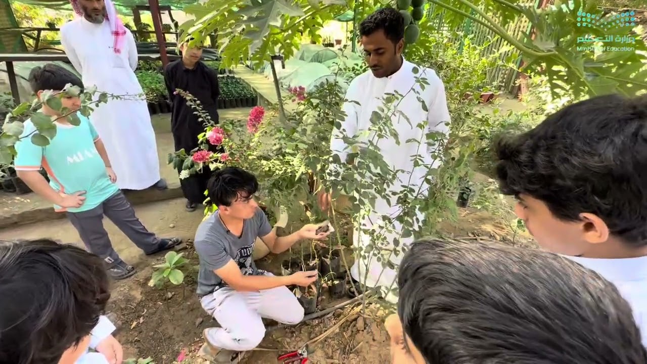 زيارة طلاب مدرسة الداير الابتدائية لهيئة تطوير وتعمير المناطق الجبلية