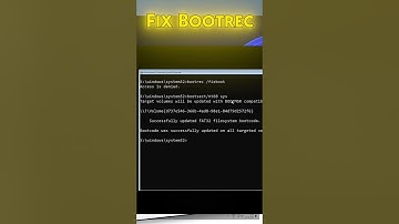 Fix Bootrec /Fixboot Access is denied