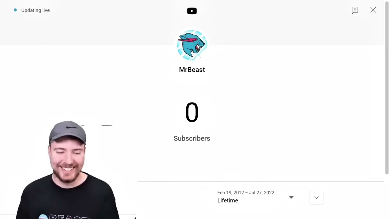 I'M THE FIRST SUBSCRIBER OF MR BEAST