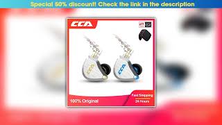 Hot Picks CCA C12 5BA+1DD Hybrid Hanging In Ear Headset 12 Drivers Unit HIFI DJ Monitor Earphone Ea