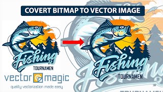 Cara mudah Convert Bitmap ke vector menggunakan Vector Magic