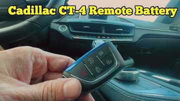 Cadillac Ct4 Remote key battery replacement 2020-2025